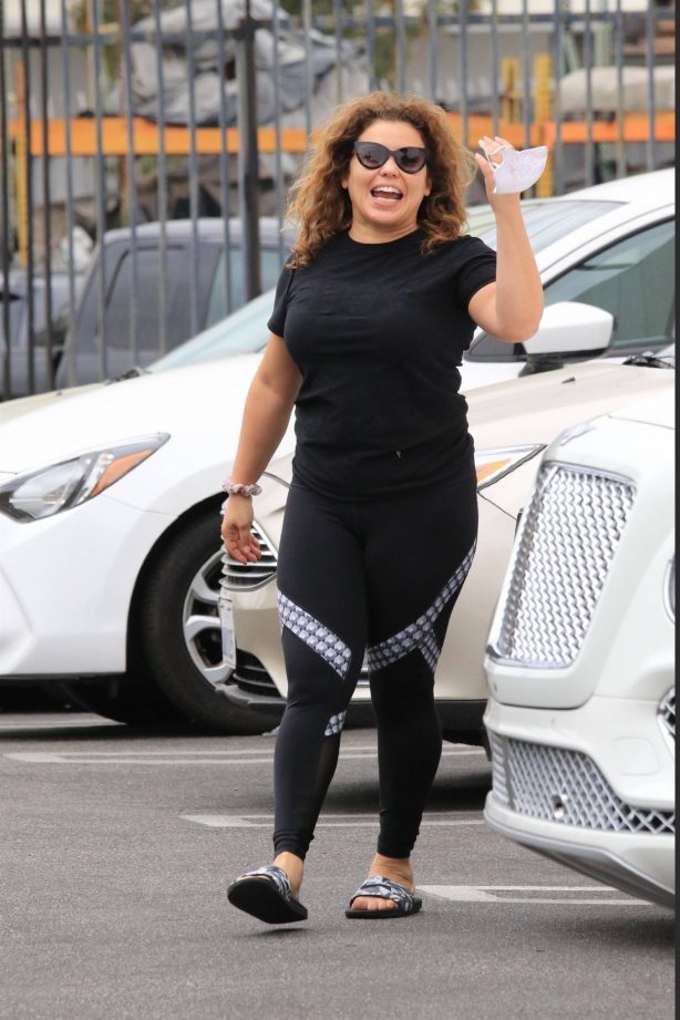 Justina Machado - heads to the DWTS dance studio in Los Angeles