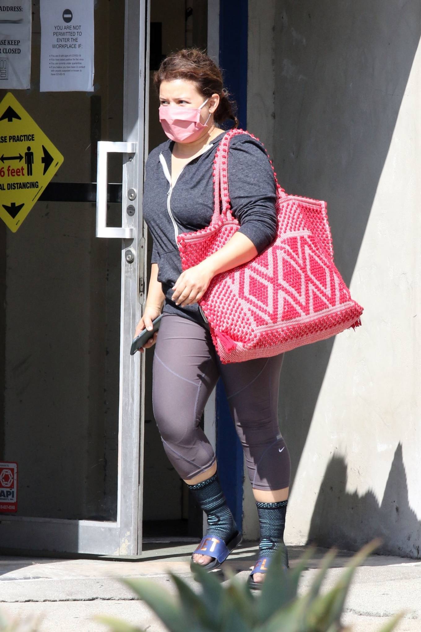 Justina Machado - Out of the DWTS studio in Los Angeles