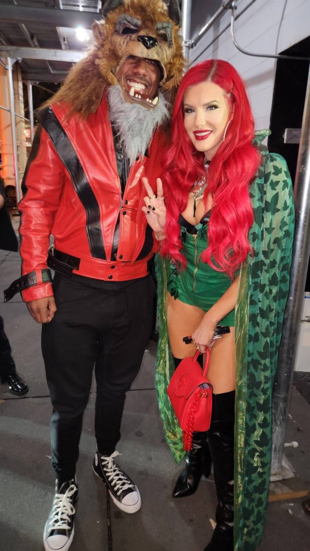 Justina Valentine - With Nick Cannon seen at Sapphire in NYC on Halloween