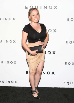 Justine Monet - Equinox Hollywood Body Spectacle Event in LA