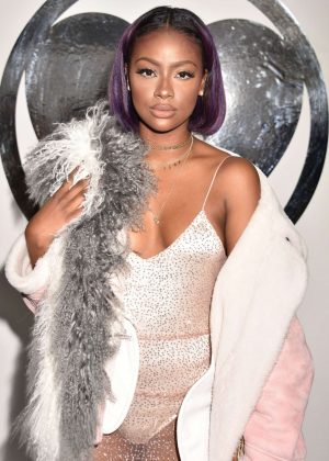 Justine Skye - Charlotte Simone Show at 2017 LFW in London