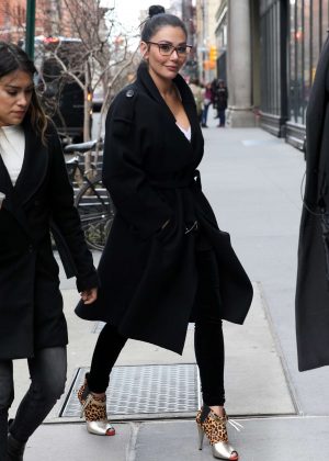 JWoww - Arrives at AOL Build Series in New York City