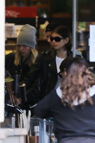 Kaia Gerber and Cara Delevingne - Shopping with friends at Erewhon in West Hollywood