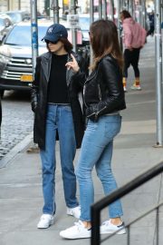 Kaia Gerber and Cindy Crawford - Seen at Dr. Smood in New York City