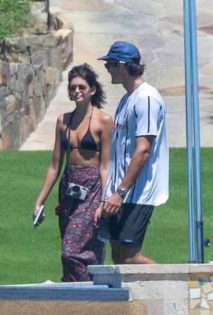 Kaia Gerber and Jacob Elordi - Pictured while on vacation in Cabo San Lucas