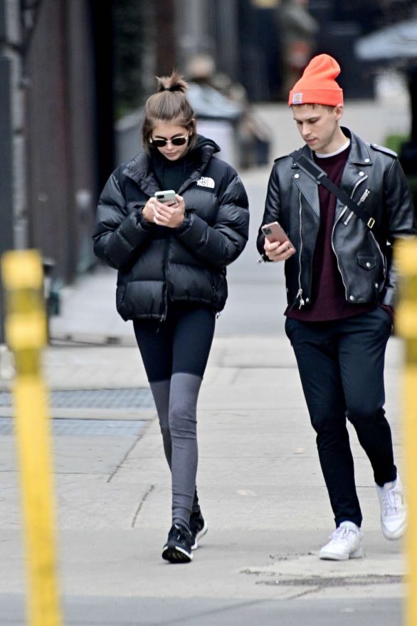 Kaia Gerber and Tommy Dorfman - Out in New York City