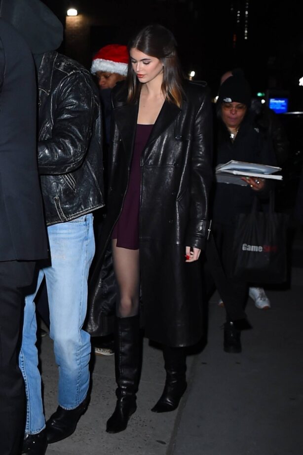 Kaia Gerber - Arrives at Buddakan for the SNL after party in New York