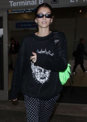 Kaia Gerber - Arriving at LAX Airport in Los Angeles