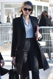 Kaia Gerber - Arriving at the Chanel Fashion Show in Paris