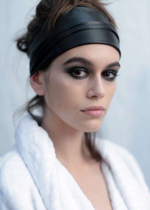Kaia Gerber - Backstage at the Tom Ford Fashion Show FW 2018 in NY
