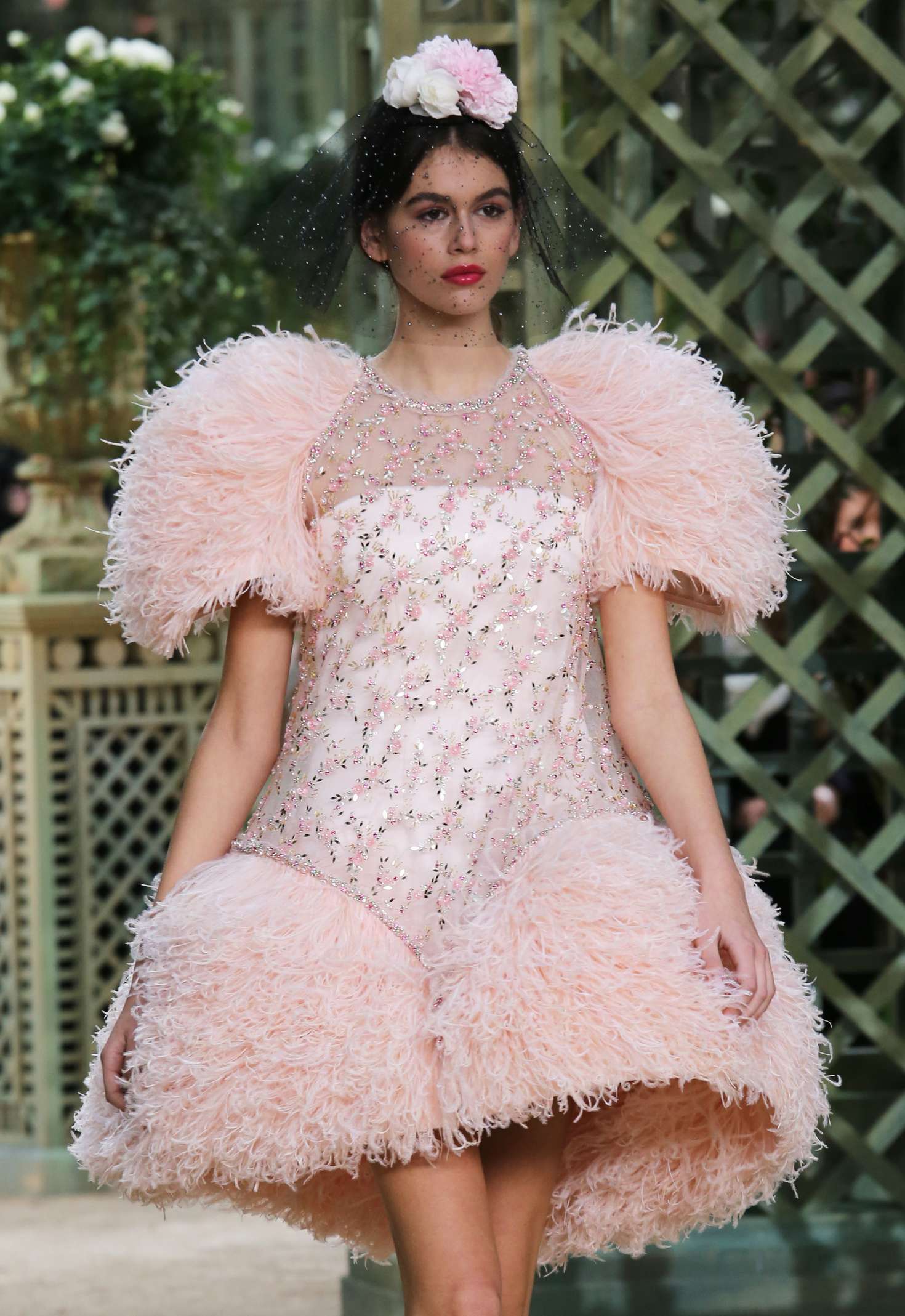 Kaia Gerber: Chanel Haute Couture Show Runway 2018 -34 | GotCeleb