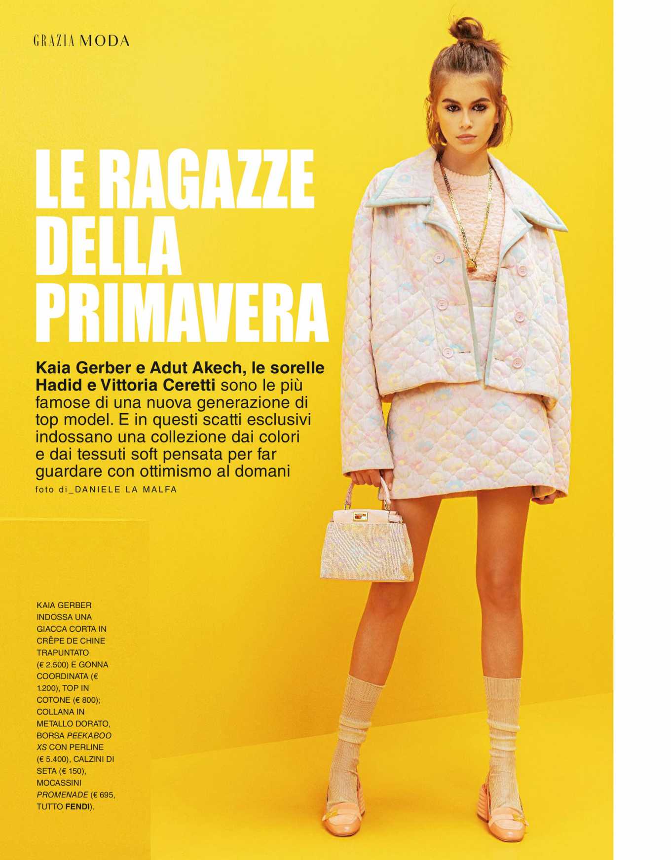 Kaia Gerber For Grazia Italy Magazine (April 2020)
