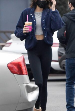Kaia Gerber - Heads to the gym in Burbank