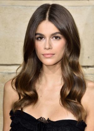 Kaia Gerber - Her Time Omega Photocall in PFW in Paris