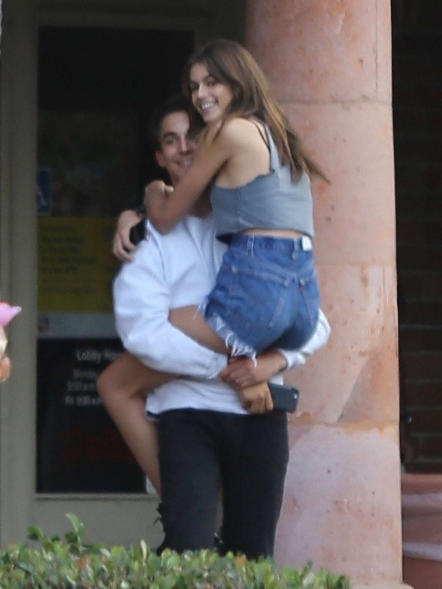 Kaia Gerber in Jeans Shorts -08 | GotCeleb