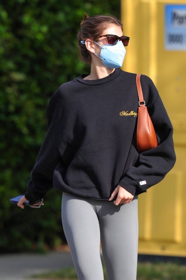 Kaia Gerber - Out for a pilates class in West Hollywood