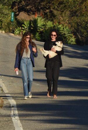 Kaia Gerber - Out for a stroll in Malibu