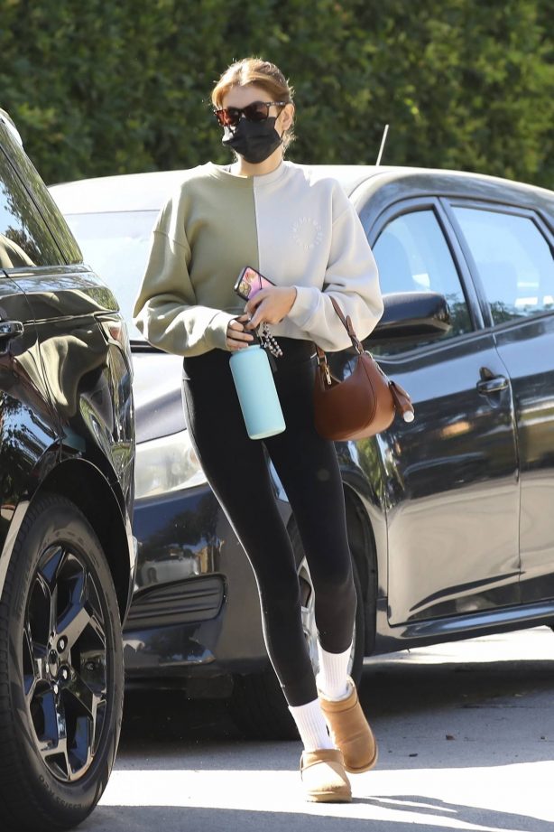 Kaia Gerber - Seen after pilates class in Los Angeles
