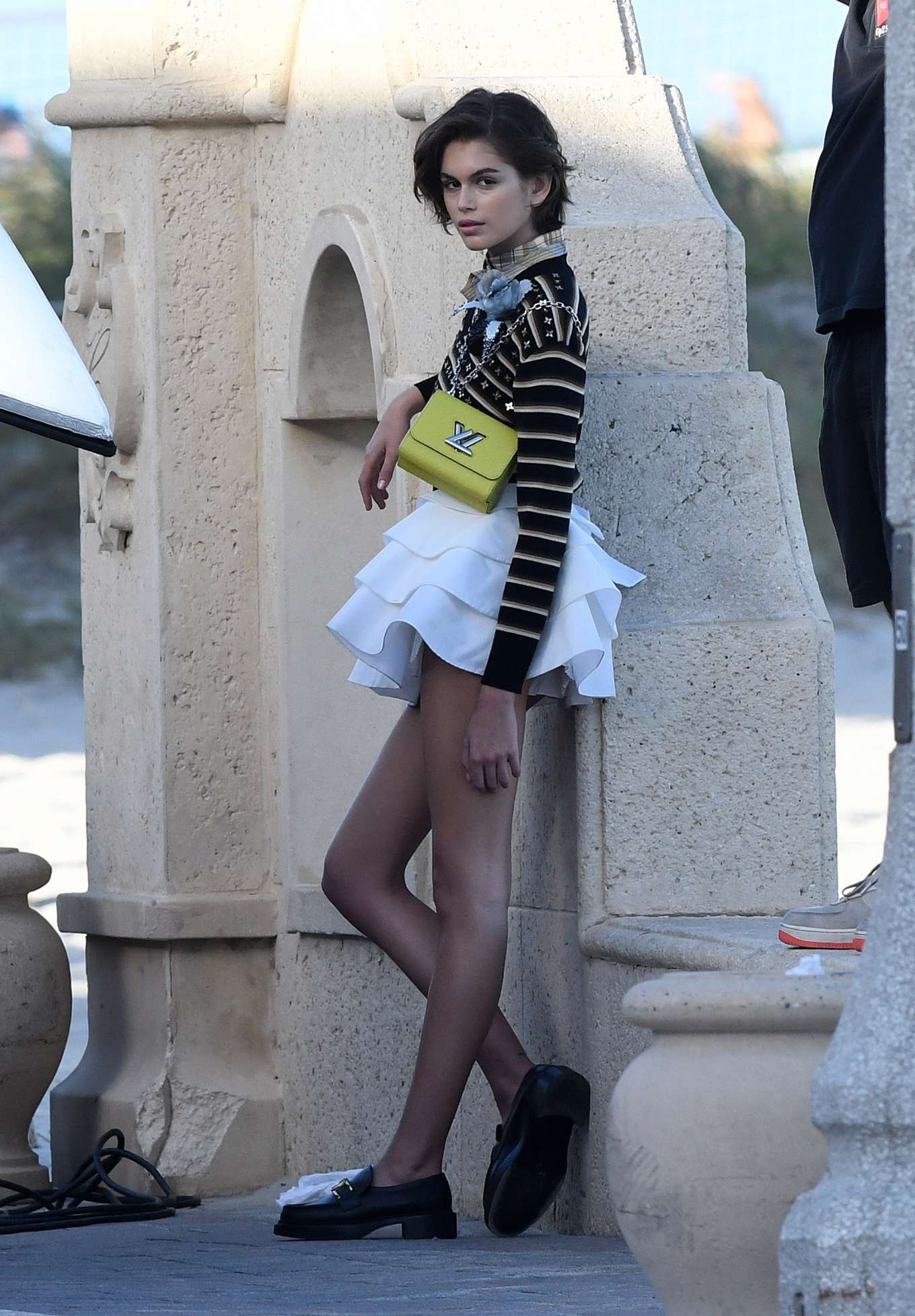 Kaia Gerber Modelling For Louis Vuitton