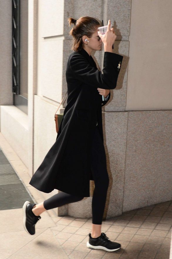 Kaia Gerber spotted in Milan