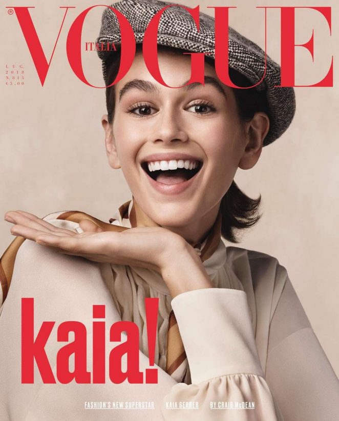 Kaia Gerber - Vogue Italy Cover (July 2018)