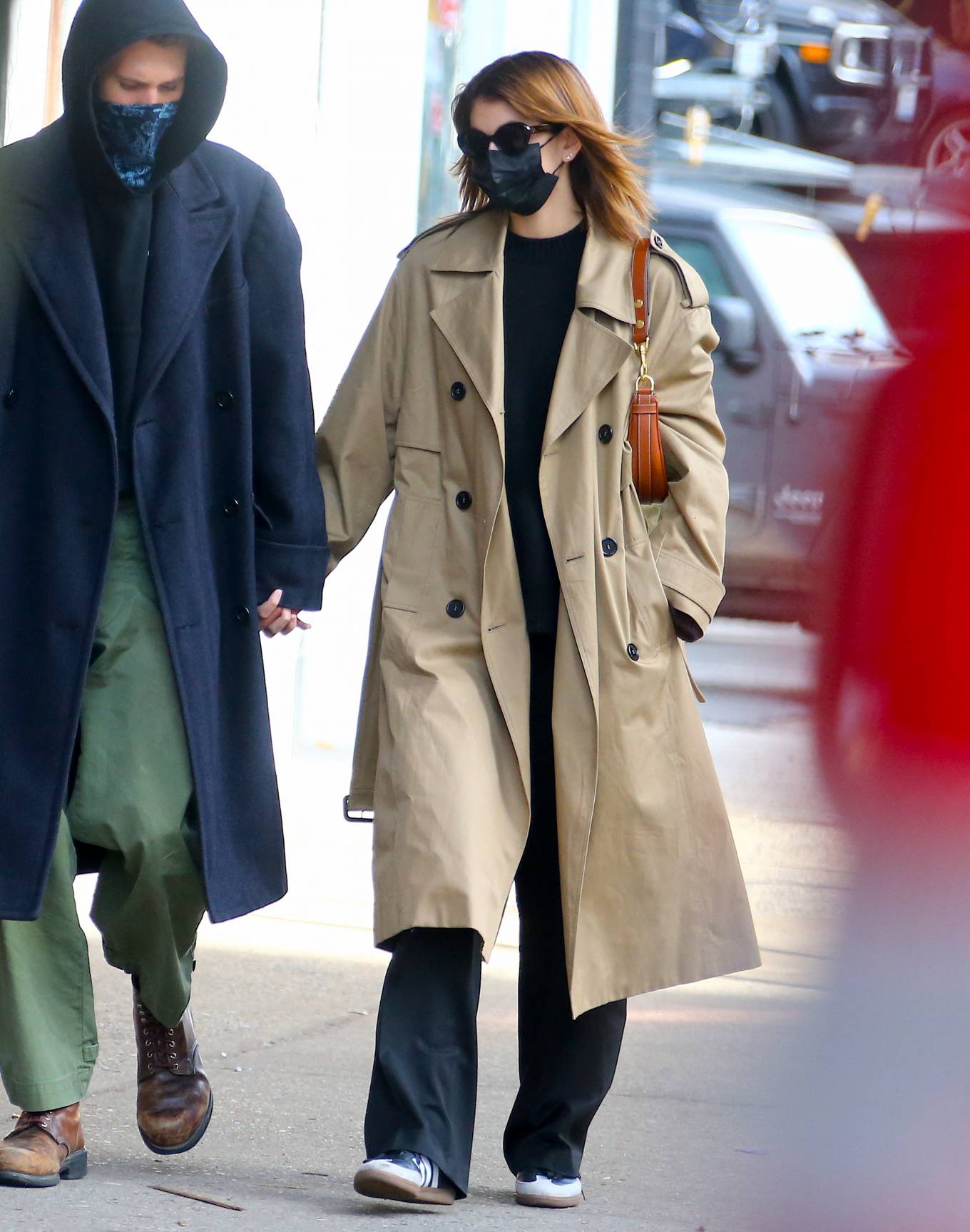 Kaia Gerber - With actor Austin Butler seen shopping at Juice Generation in Soho