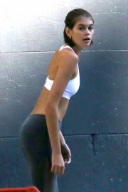 Kaia Gerber - Workout at The Dogpound Gym in NY