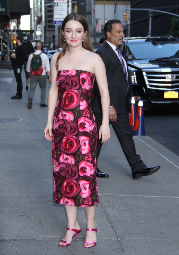 Kaitlyn Dever - Arrives at The Late Show with Stephen Colbert in NYC
