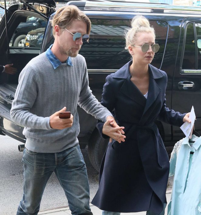 Kaley Cuoco and boyfriend Karl Cook out in New York