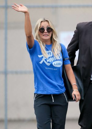 Kaley Cuoco - Arriving at Jimmy Kimmel Live! in Los Angeles