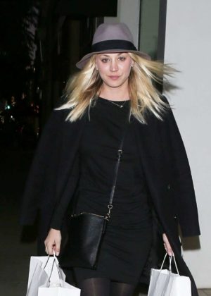 Kaley Cuoco - Holiday shopping in Beverly Hills
