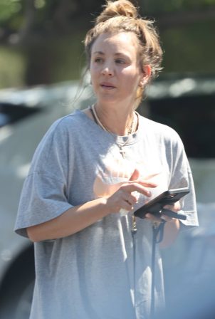 Kaley Cuoco - Leaves her workout session in Agoura Hills