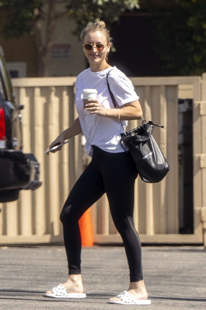 Kaley Cuoco - Out for Coffee in LA