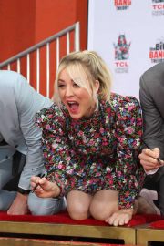 Kaley Cuoco - The Big Bang Theory handprint ceremony in Hollywood
