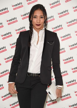 Karen Hauer - Torvill & Dean Tribute Lunch in aid of Variety in London