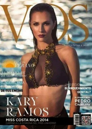 Karina Ramos - VOS Costa Rica Cover Magazine (January 2015)