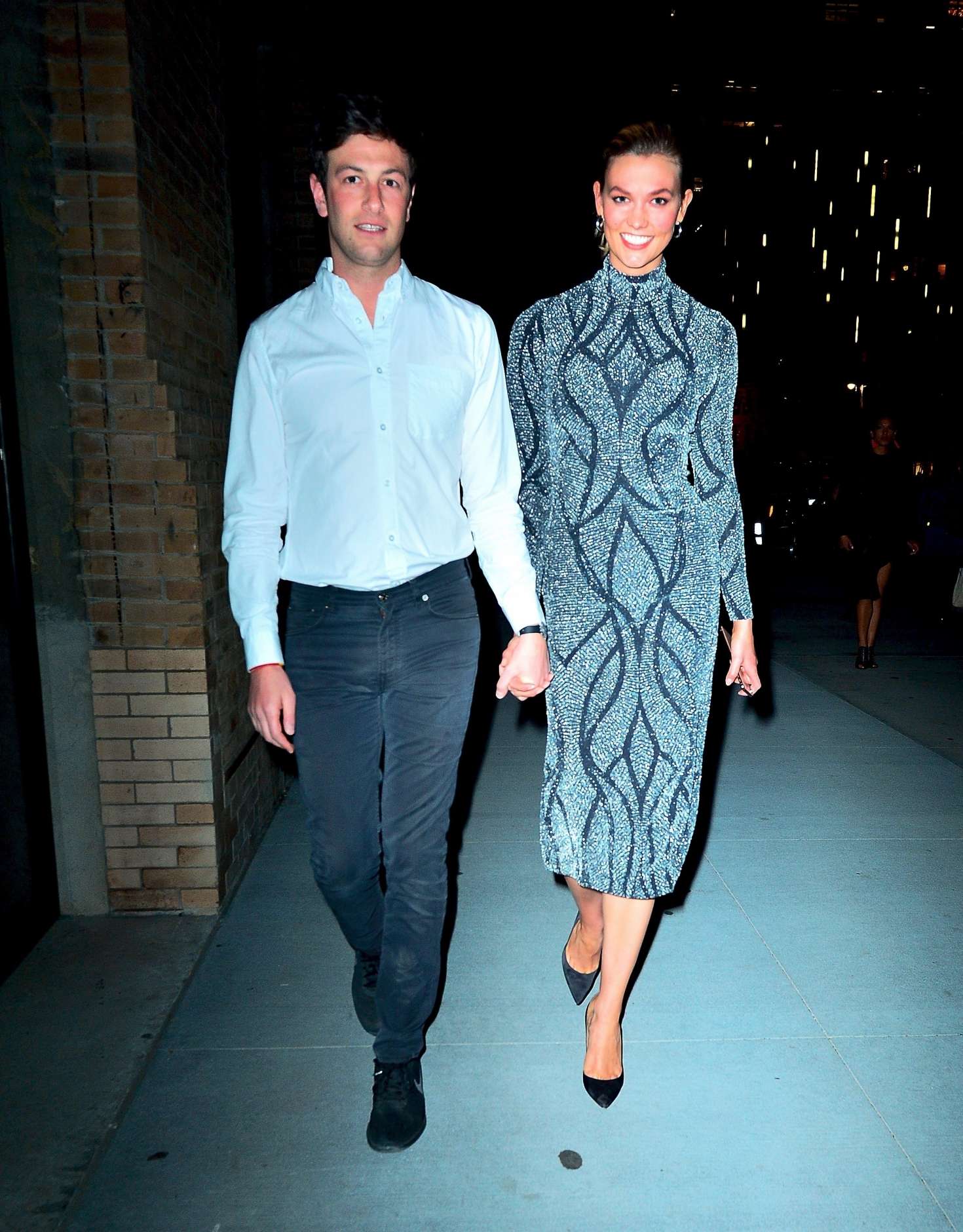 Karlie Kloss and Josh Kushner - Leave the Project Runway Party in NY