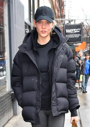 Karlie Kloss - Hits the gym in NYC