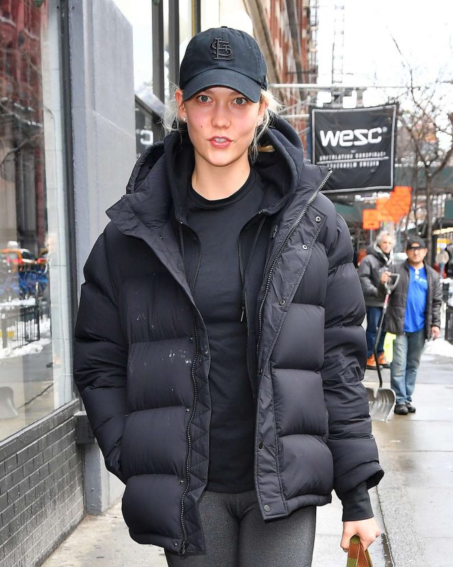 Karlie Kloss - Hits the gym in NYC