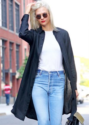 Karlie Kloss out in NYC