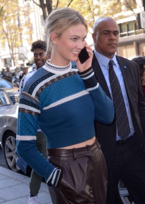 Karlie Kloss - Out in Paris