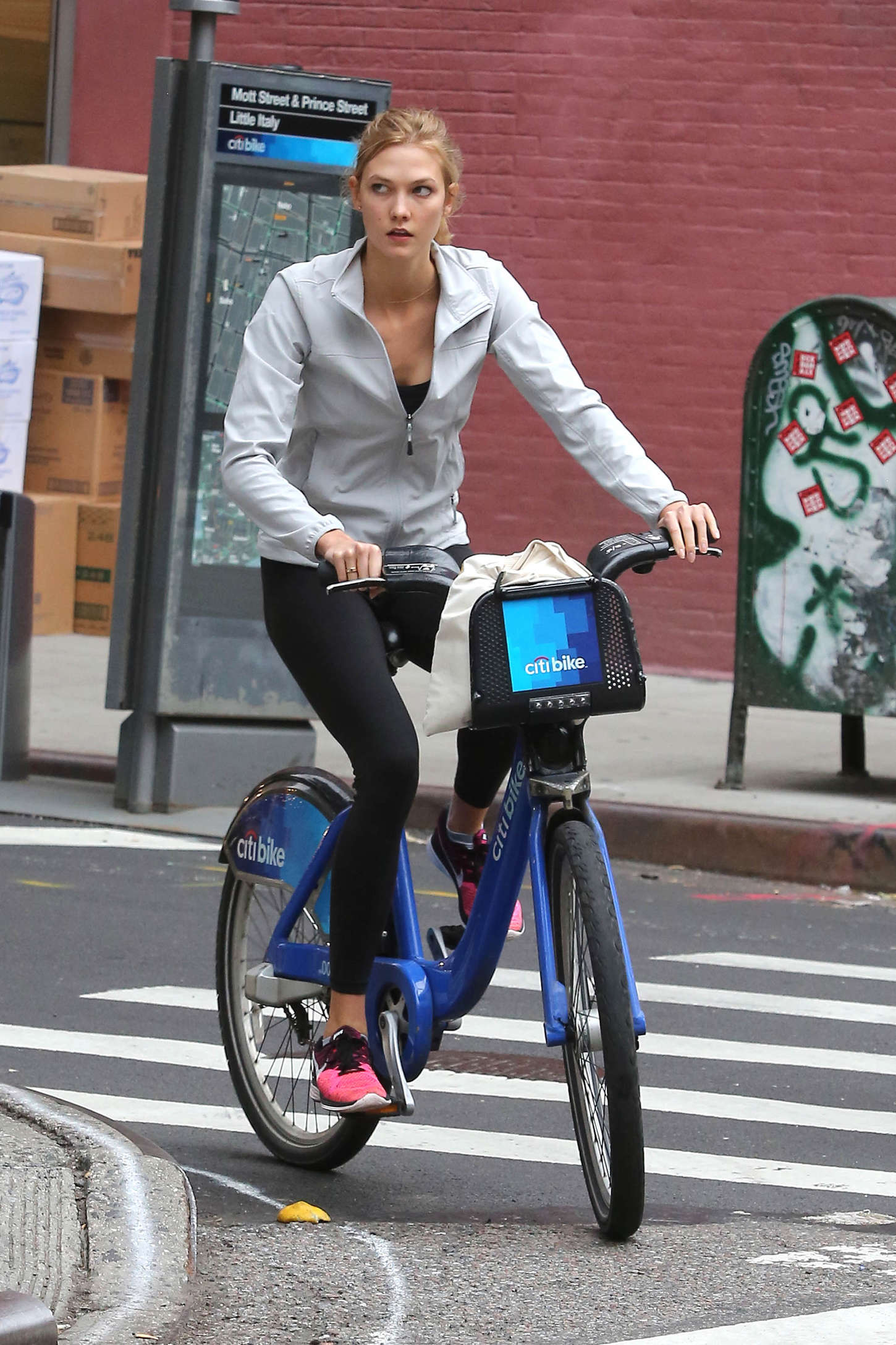 Karlie Kloss: Riding a Bike -06 | GotCeleb