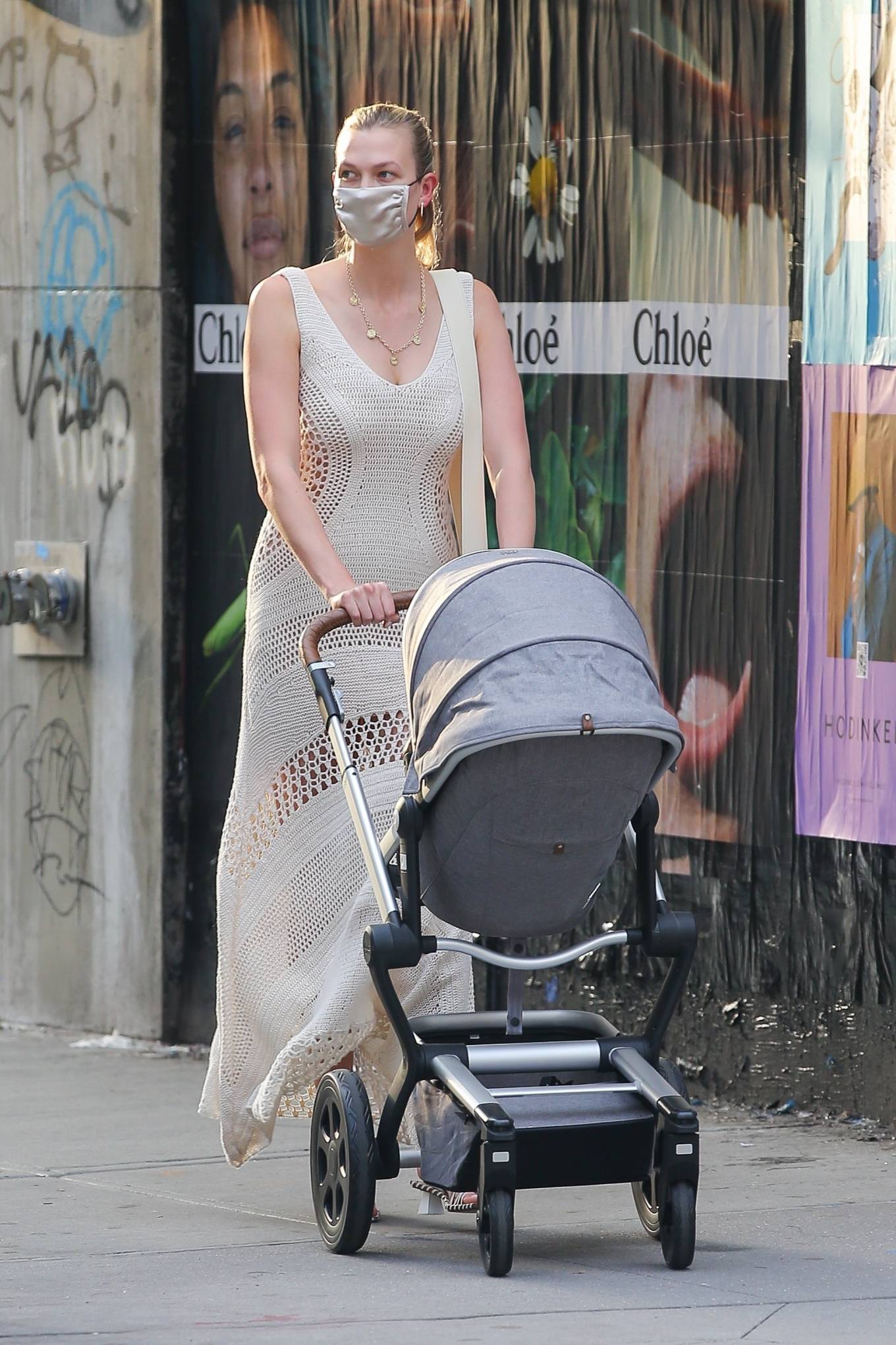 Karlie Kloss 2021 : Karlie Kloss – stroll with her baby Levi in New York-11