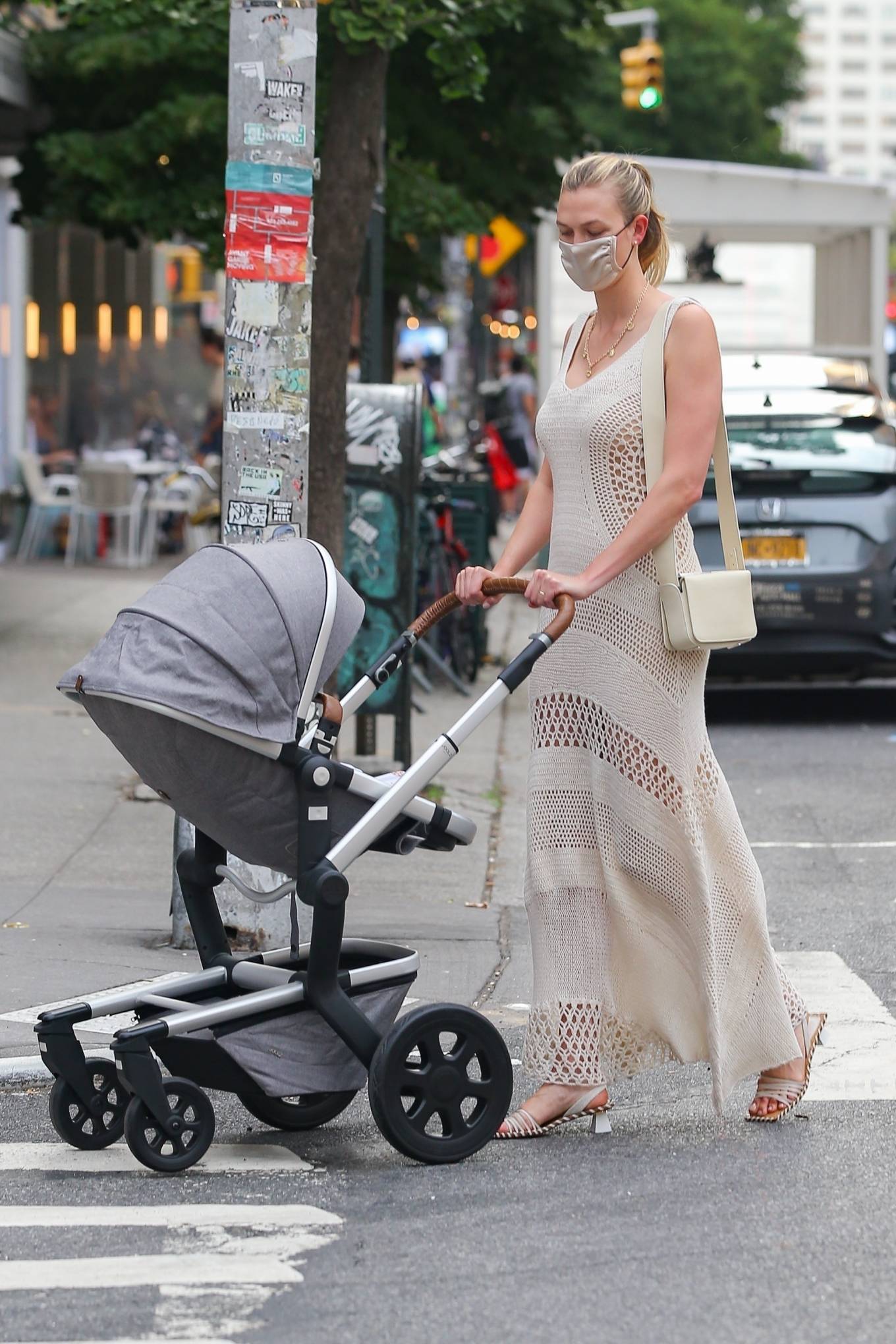 Karlie Kloss 2021 : Karlie Kloss – stroll with her baby Levi in New York-14