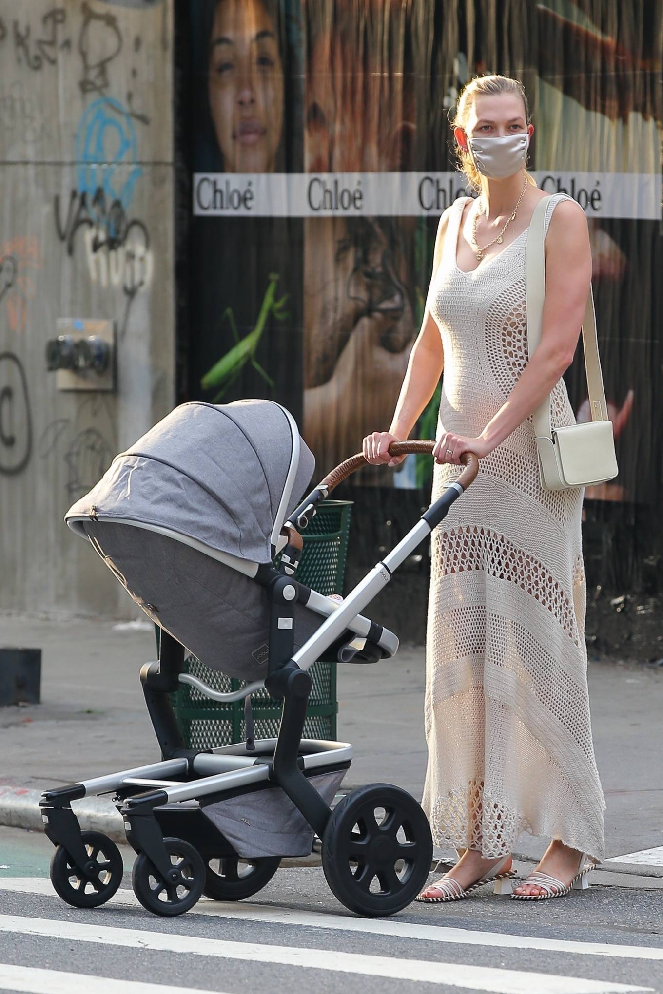 Karlie Kloss 2021 : Karlie Kloss – stroll with her baby Levi in New York-19