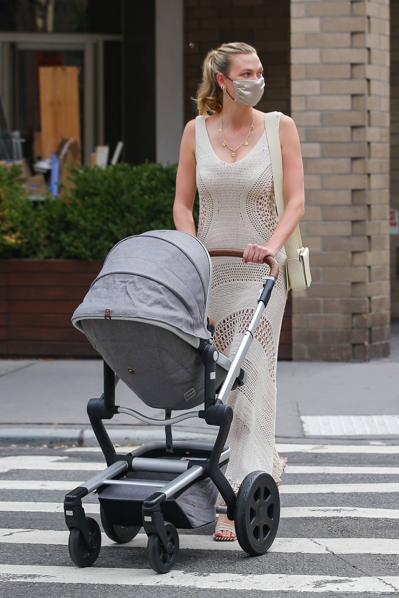 Karlie Kloss 2021 : Karlie Kloss – stroll with her baby Levi in New York-20