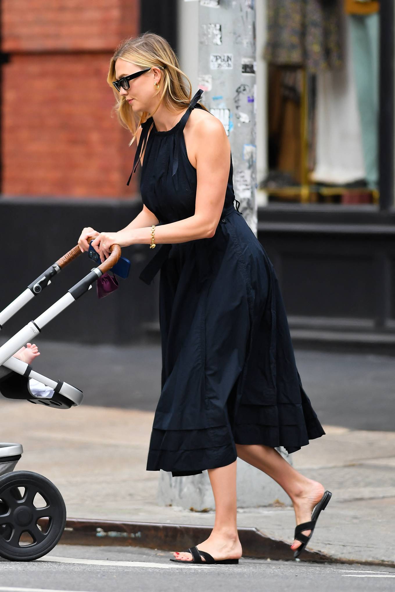 Karlie Kloss 2021 : Karlie Kloss – Takes baby Levi for a stroll in New York-03