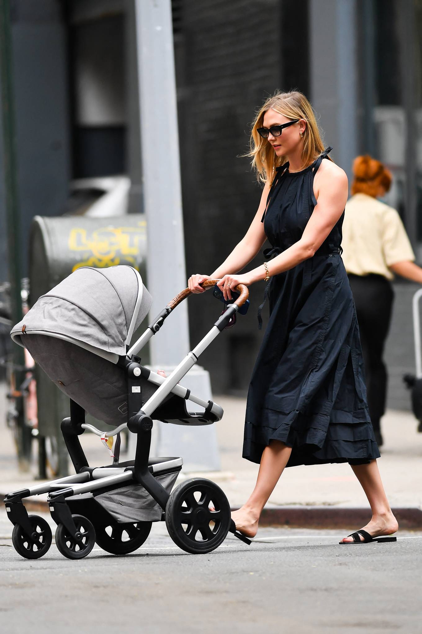 Karlie Kloss 2021 : Karlie Kloss – Takes baby Levi for a stroll in New York-04