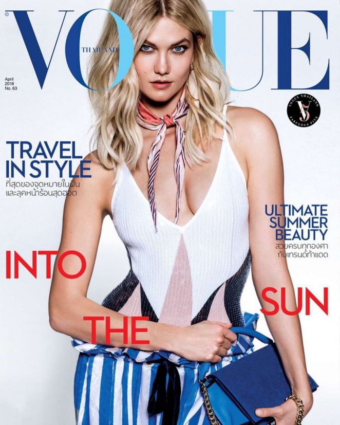 Karlie Kloss - Vogue Thailand Cover Magazine (April 2018)