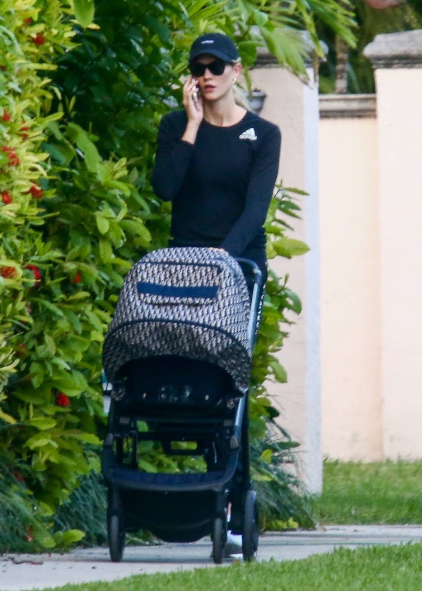 Karlie Kloss 2021 : Karlie Kloss – With her baby boy Levi out in Miami Beach-08